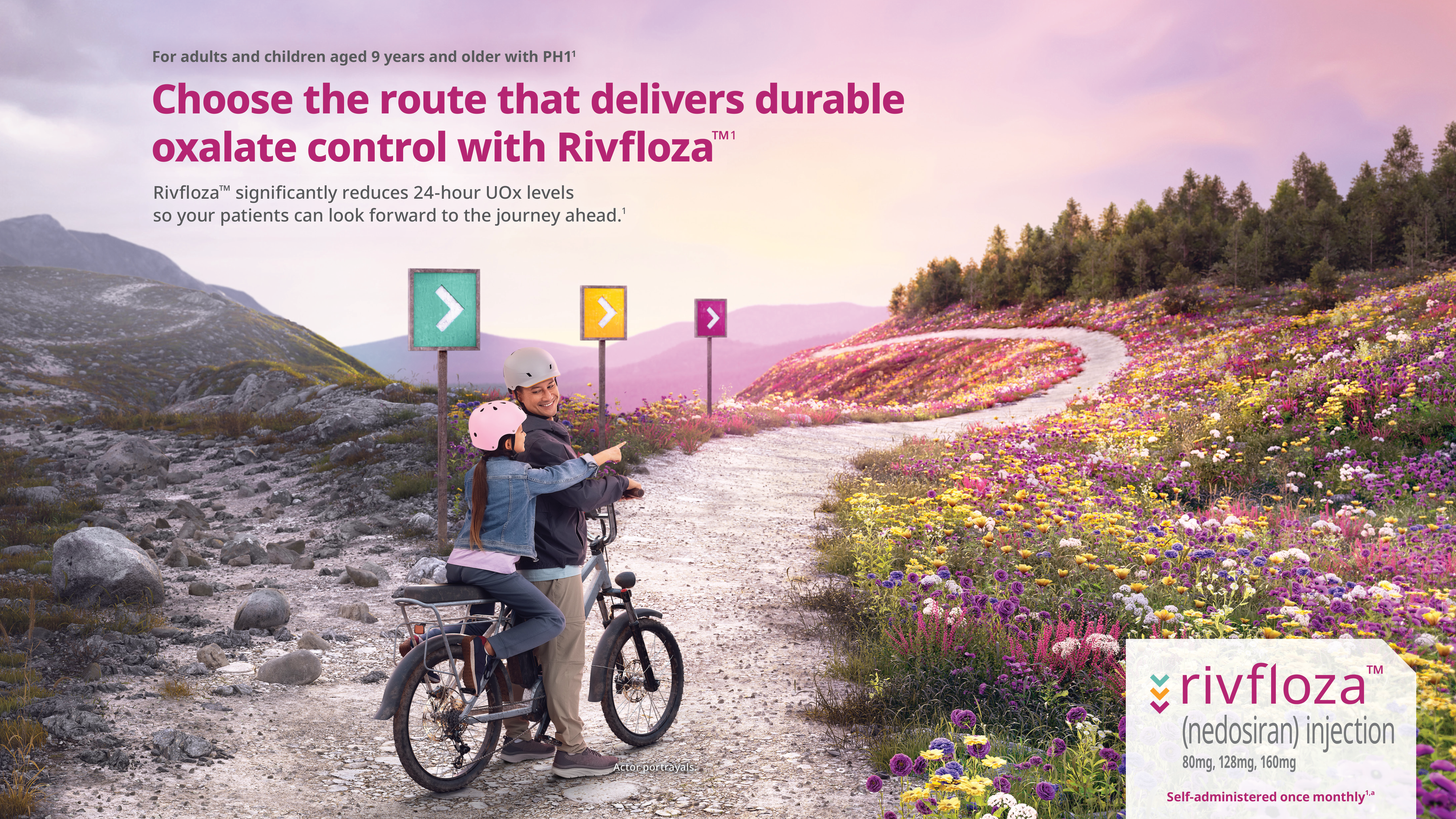 Rivfloza HCP launch concept visual
